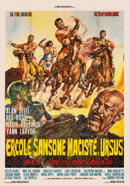 Ercole, Sansone, Maciste e Ursus gli invincibili