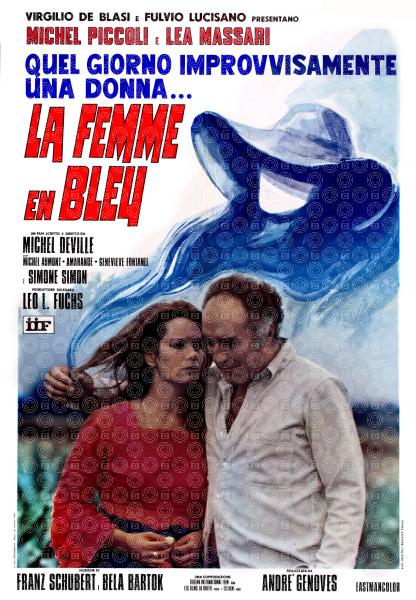 La femme en bleu