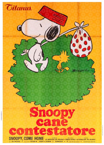 Snoopy cane contestatore