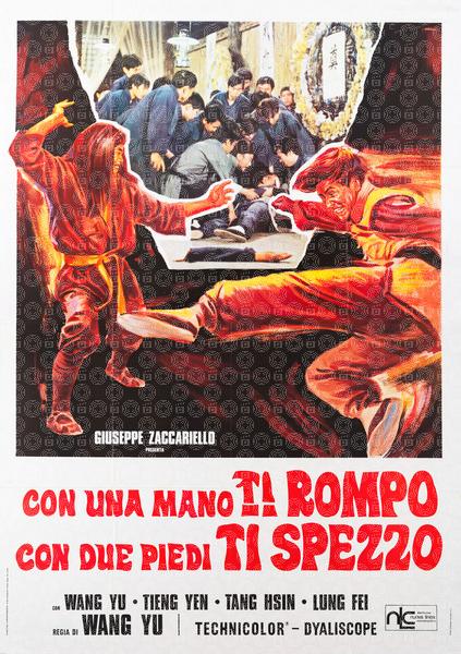 Con una mano ti rompo con due piedi ti spezzo