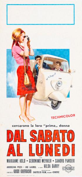 From Saturday to Monday